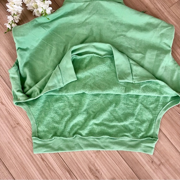 NEW Green Padded Hoodie Vest - Picture 9 of 10